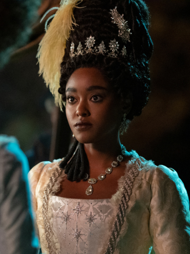 Queen Charlotte: A Bridgerton Story. Arsema Thomas as Lady Danbury