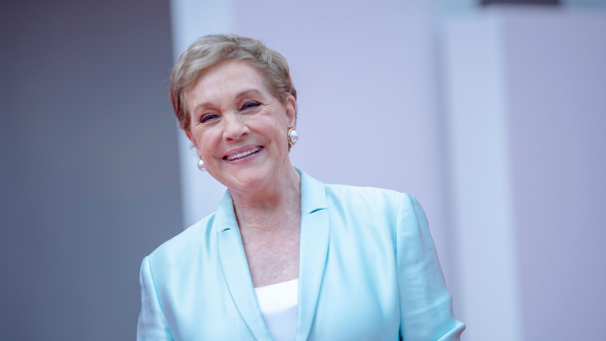 Julie Andrews arrives to be awarded the Golden Lion for Lifetime Achievement during the 76th Venice Film Festival at Sala Grande on September 02, 2019 in Venice, Italy.