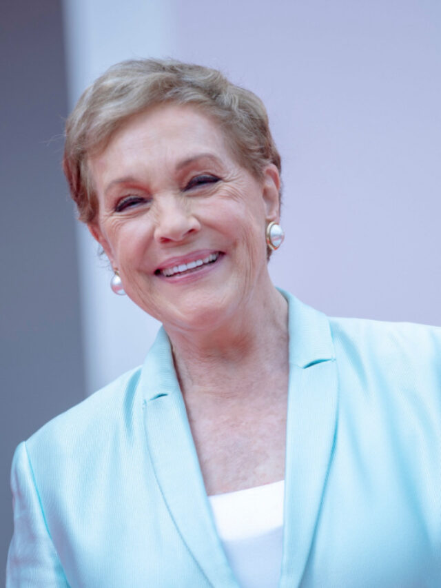 Julie Andrews arrives to be awarded the Golden Lion for Lifetime Achievement during the 76th Venice Film Festival at Sala Grande on September 02, 2019 in Venice, Italy.