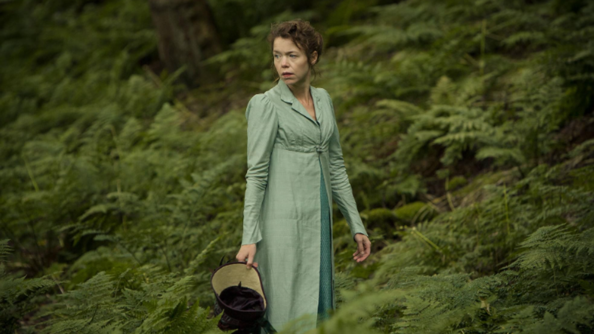 Anna Maxwell Martin in Death Comes to Pemberley (2013).