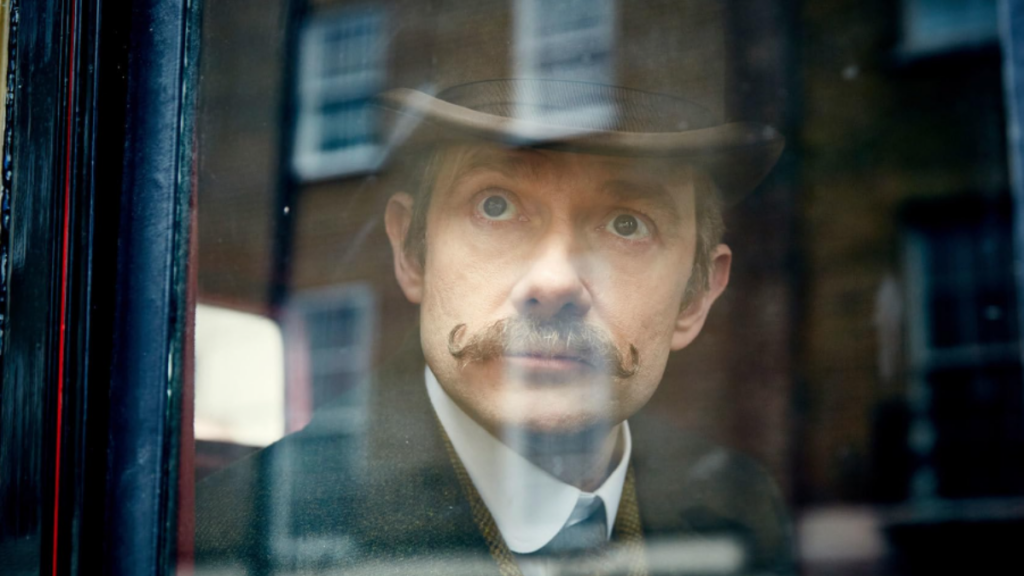 Martin Freeman in Sherlock (2010).