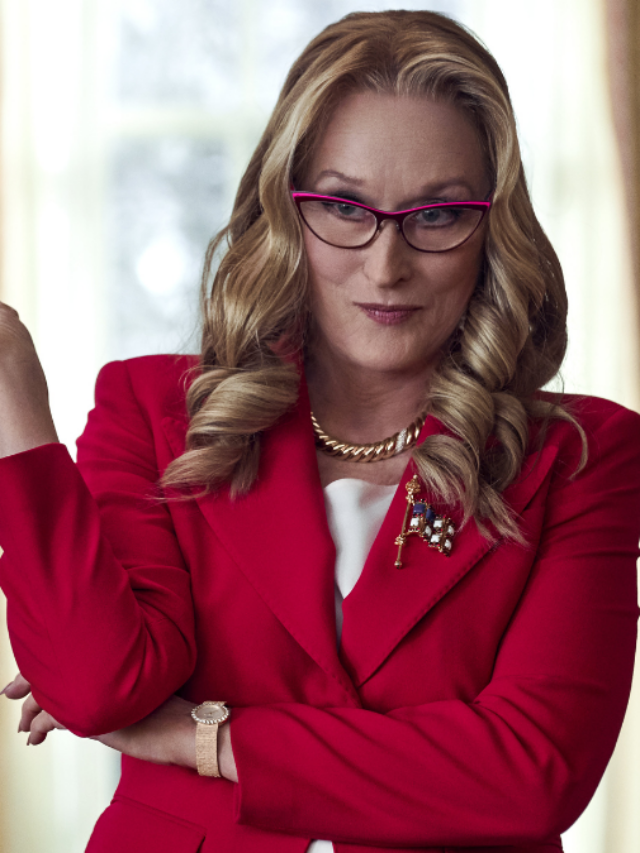 DON'T LOOK UP, Meryl Streep as President Janie Orlean.