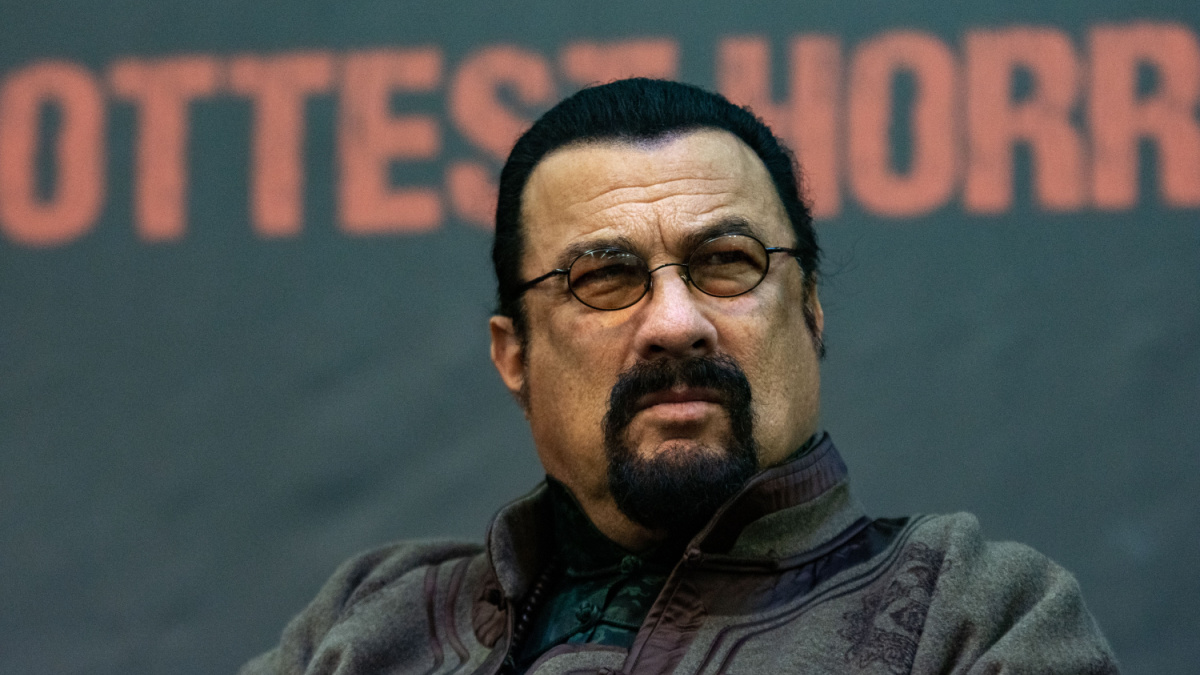 DORTMUND, GERMANY - November 3rd 2018: Steven Seagal (*1952, American actor, martial artist, and film producer - Red Alert, Nico, Deadly Revenge) at Weekend of Hell 2018.