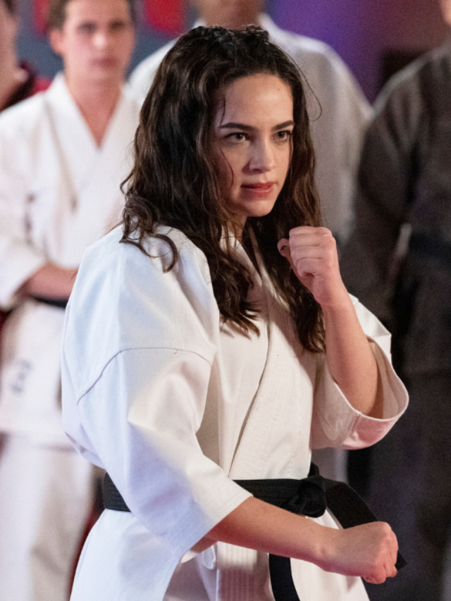 Cobra Kai. Mary Mouser as Samantha LaRusso in episode 508 of Cobra Kai