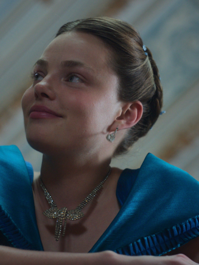 Kristine Frøseth in "The Buccaneers," now streaming on Apple TV+.