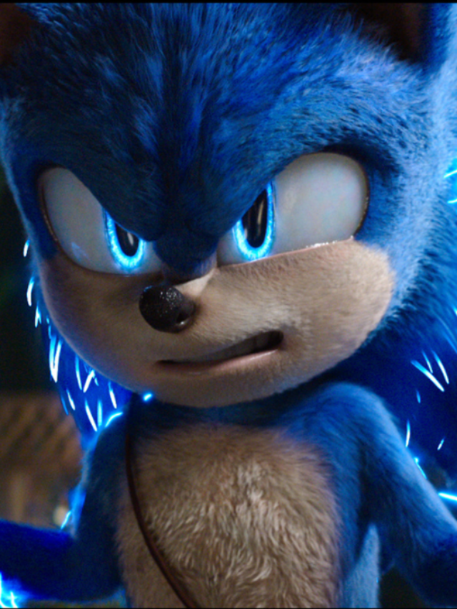 SONIC THE HEDGEHOG 2-- Ben Schwartz as Sonic in SONIC THE HEDGEHOG 2 streaming on Paramount+.