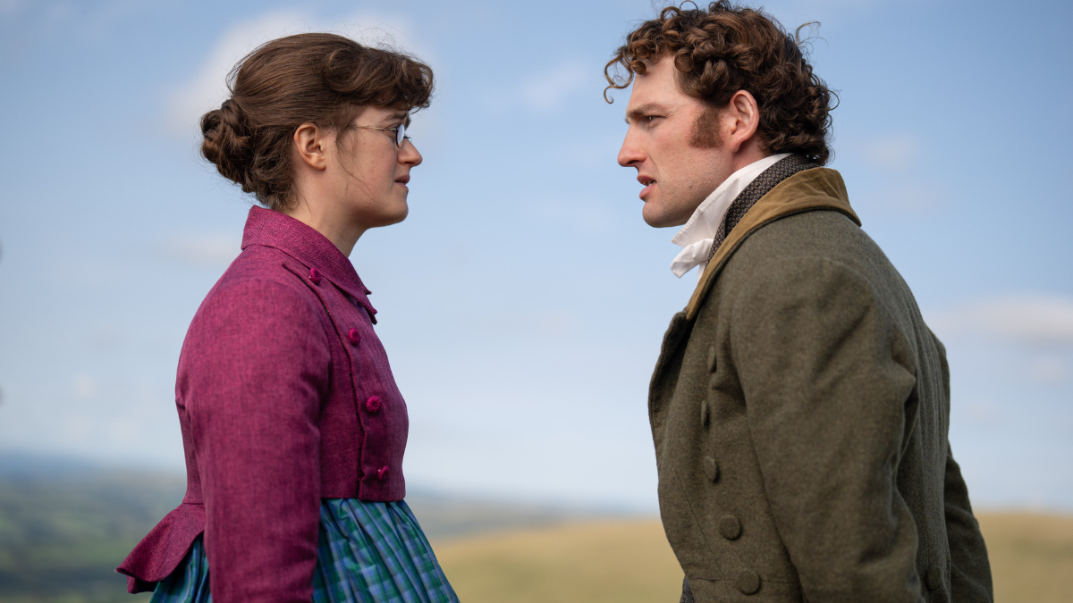 Ella Bruccoleri (Mary Bennet) and Laurie Davidson (Mr Ryder) - The Other Bennet Sister